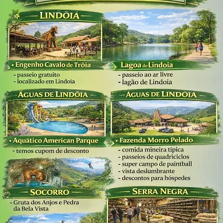 Pousada Hotel Chale Parque Aquatico Lindoia-3